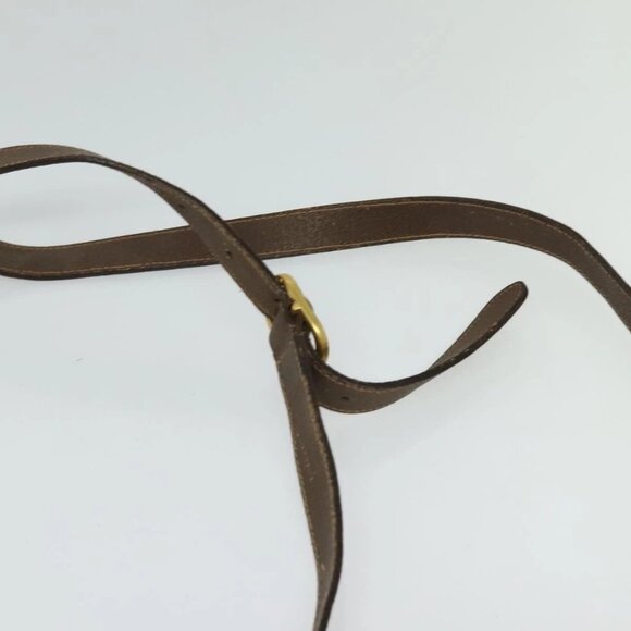 GUCCI Web Sherry Line GG Supreme Shoulder Bag PVC Beige Auth - Picture 9 of 16